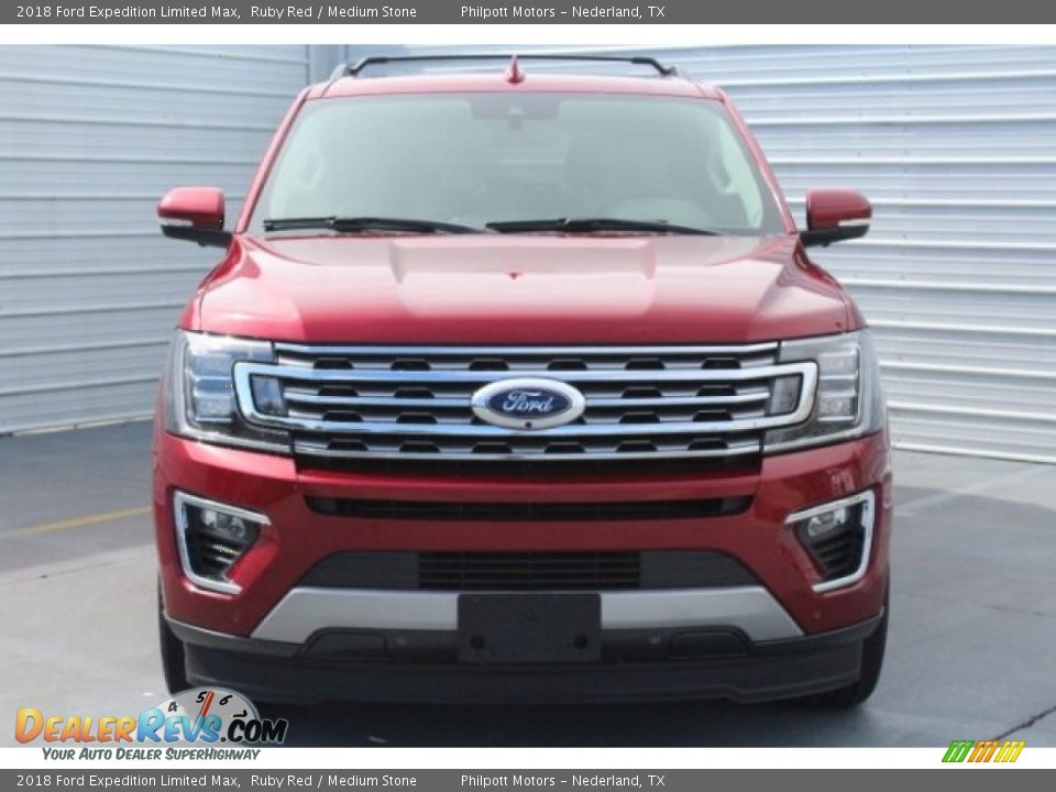 2018 Ford Expedition Limited Max Ruby Red / Medium Stone Photo #2
