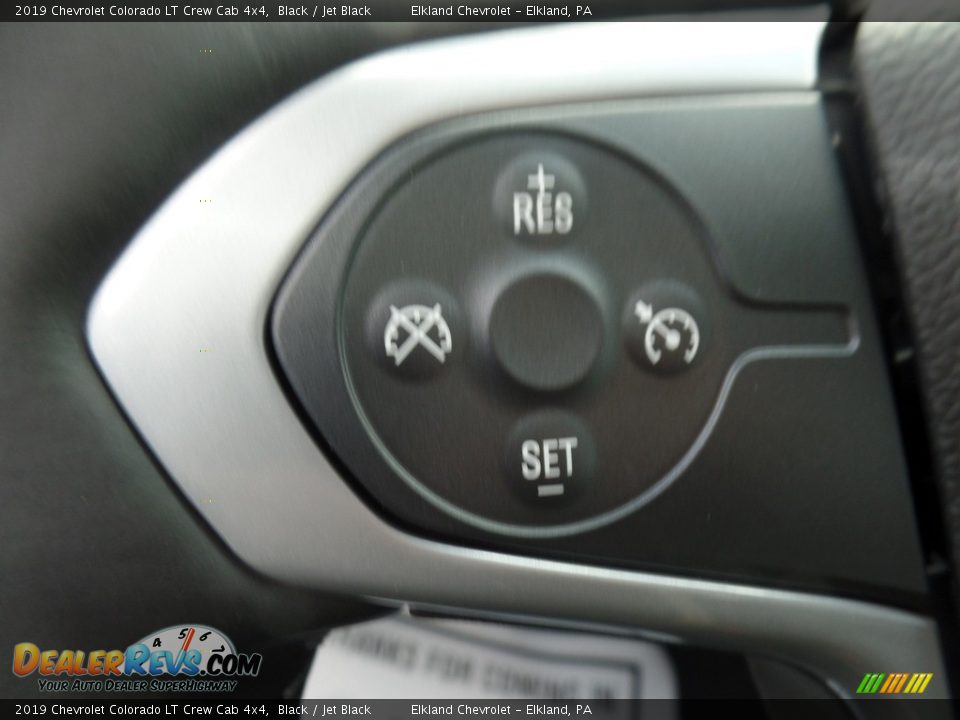 2019 Chevrolet Colorado LT Crew Cab 4x4 Black / Jet Black Photo #27