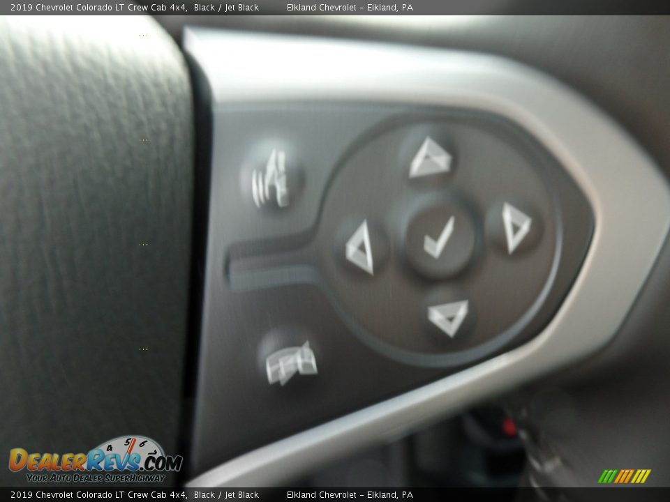 2019 Chevrolet Colorado LT Crew Cab 4x4 Black / Jet Black Photo #28