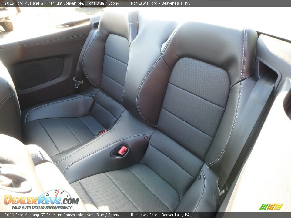 2019 Ford Mustang GT Premium Convertible Kona Blue / Ebony Photo #12