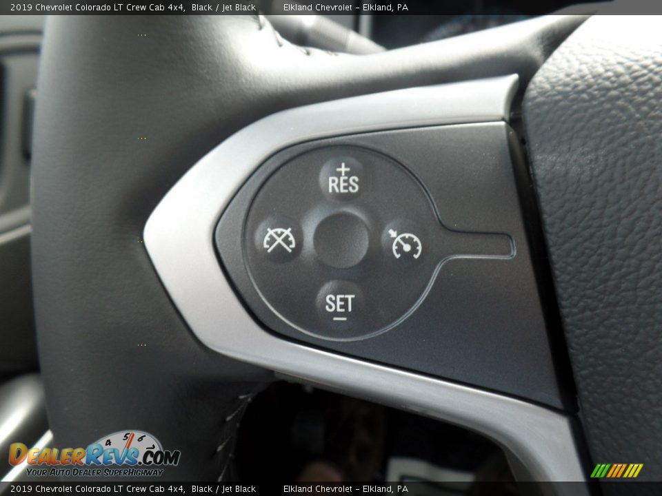 2019 Chevrolet Colorado LT Crew Cab 4x4 Black / Jet Black Photo #30