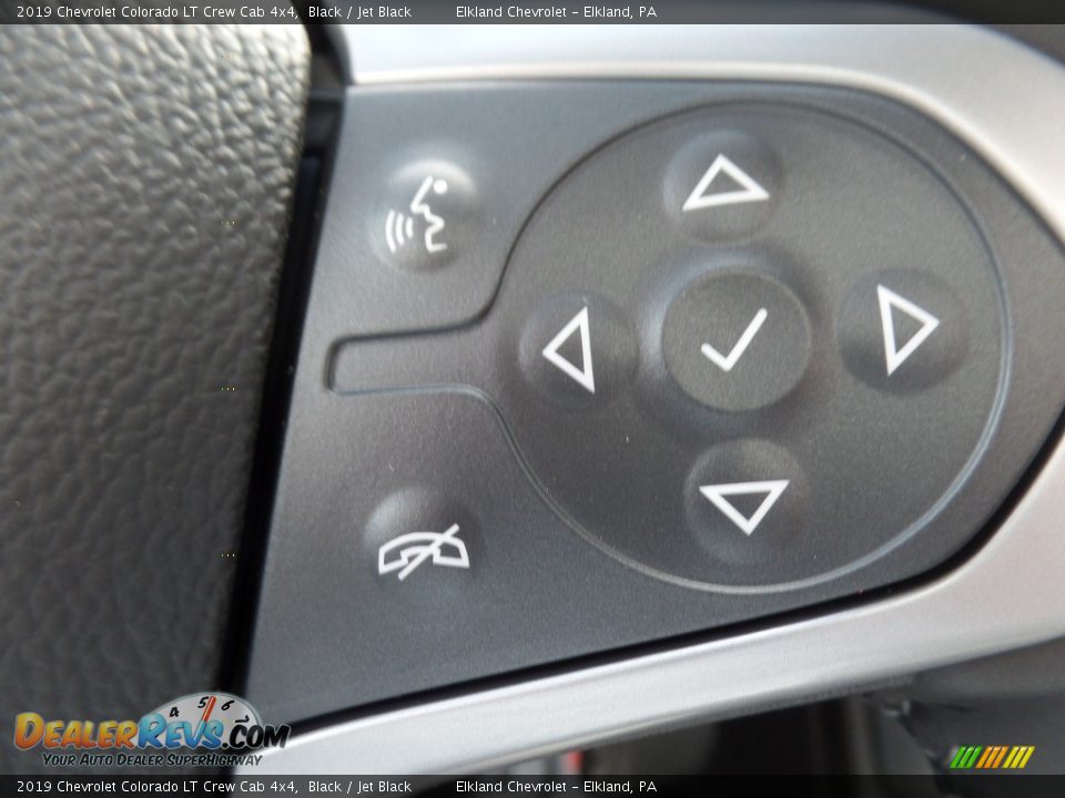 2019 Chevrolet Colorado LT Crew Cab 4x4 Black / Jet Black Photo #31