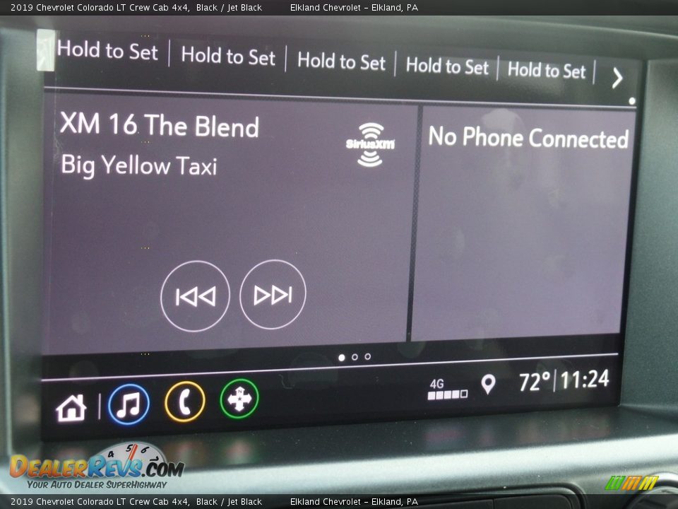 2019 Chevrolet Colorado LT Crew Cab 4x4 Black / Jet Black Photo #34