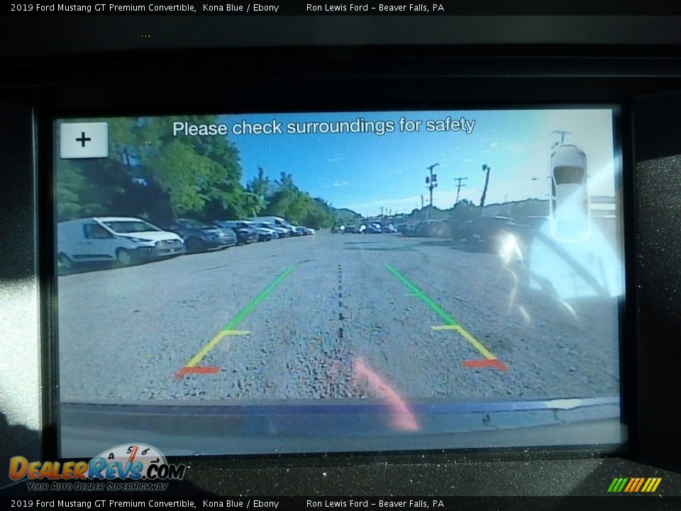2019 Ford Mustang GT Premium Convertible Kona Blue / Ebony Photo #20