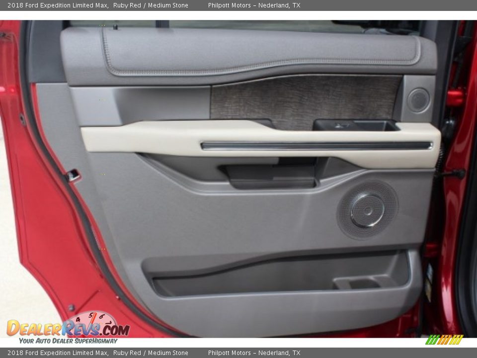 2018 Ford Expedition Limited Max Ruby Red / Medium Stone Photo #25