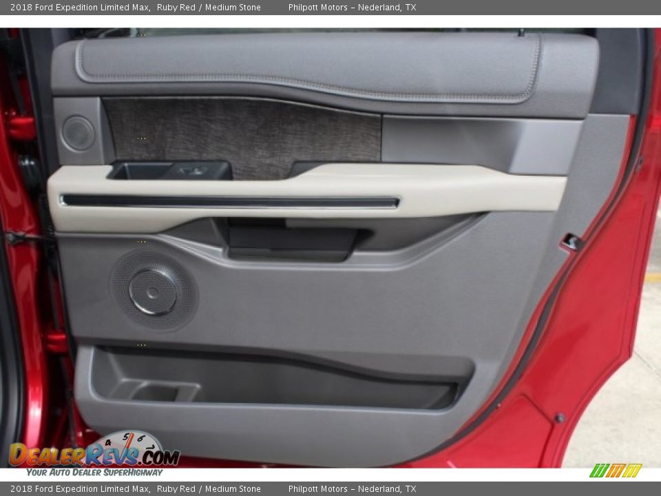 2018 Ford Expedition Limited Max Ruby Red / Medium Stone Photo #32