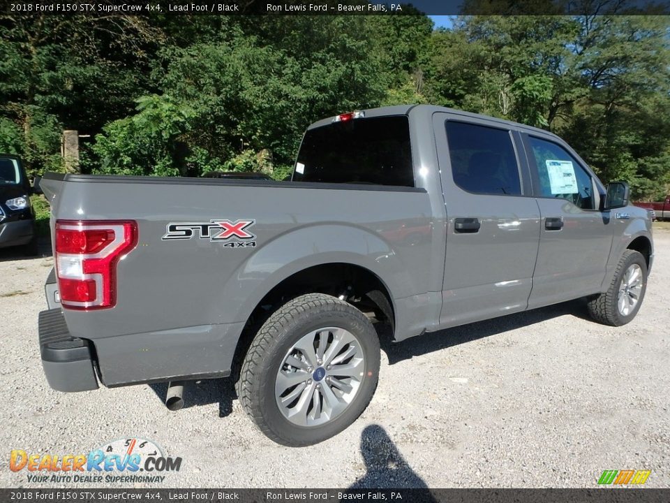 2018 Ford F150 STX SuperCrew 4x4 Lead Foot / Black Photo #2