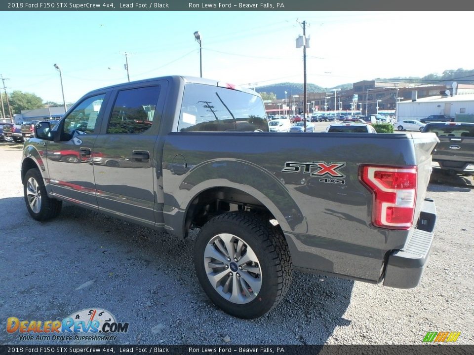 2018 Ford F150 STX SuperCrew 4x4 Lead Foot / Black Photo #4
