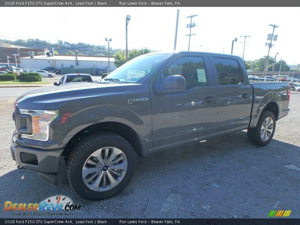 2018 Ford F150 STX SuperCrew 4x4 Lead Foot / Black Photo #6