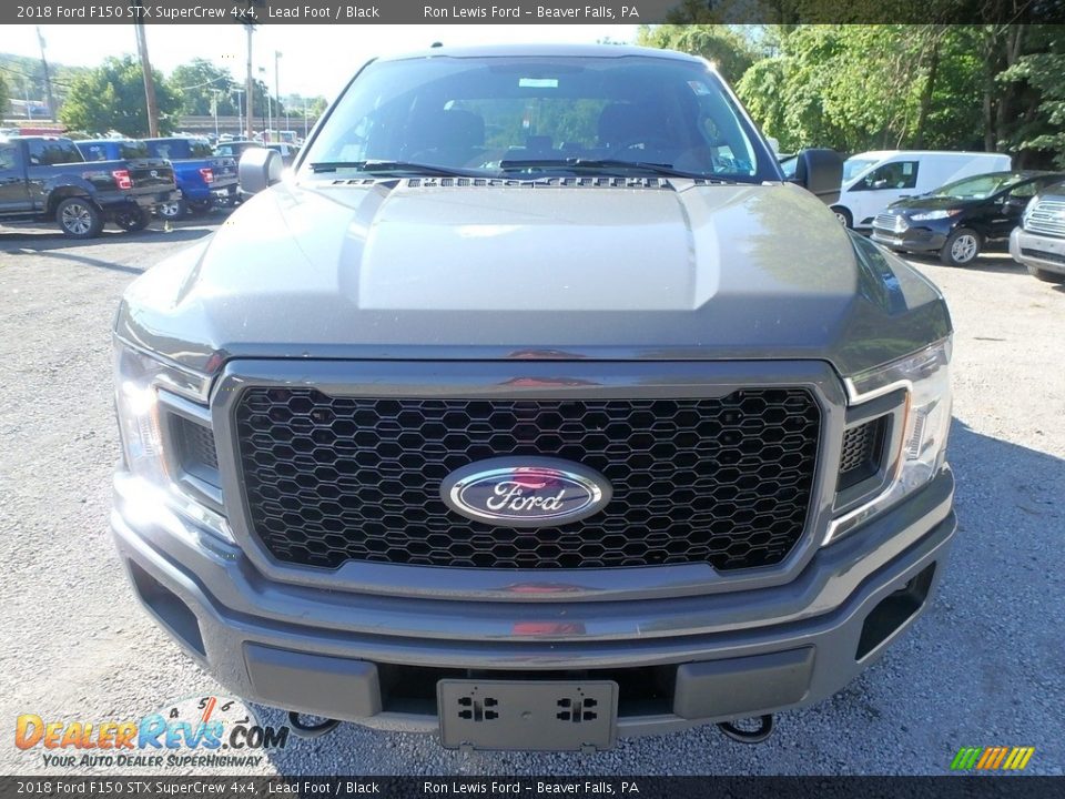 2018 Ford F150 STX SuperCrew 4x4 Lead Foot / Black Photo #7
