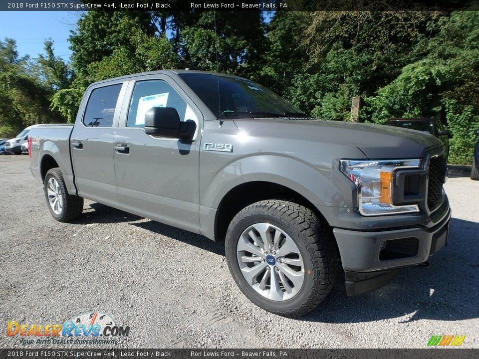 2018 Ford F150 STX SuperCrew 4x4 Lead Foot / Black Photo #8