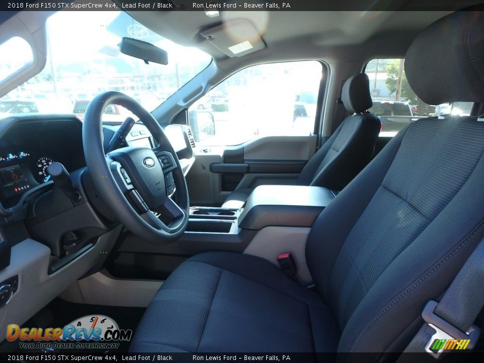 2018 Ford F150 STX SuperCrew 4x4 Lead Foot / Black Photo #10