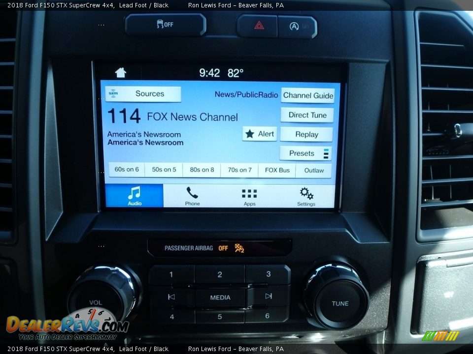 2018 Ford F150 STX SuperCrew 4x4 Lead Foot / Black Photo #18