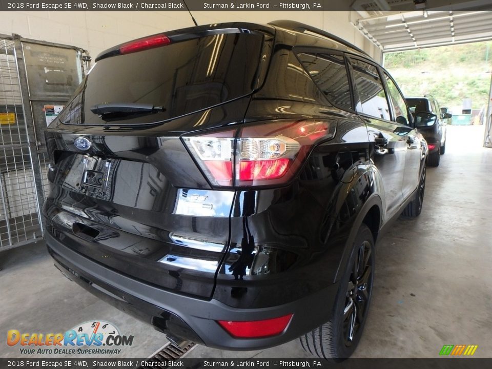 2018 Ford Escape SE 4WD Shadow Black / Charcoal Black Photo #2