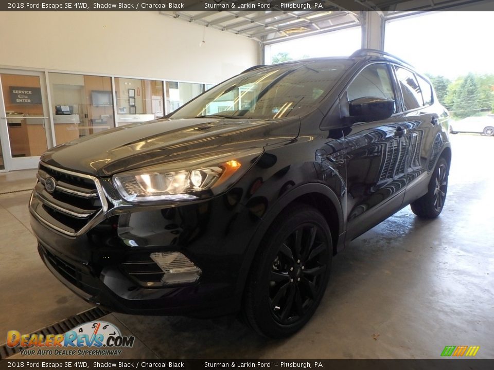 2018 Ford Escape SE 4WD Shadow Black / Charcoal Black Photo #5