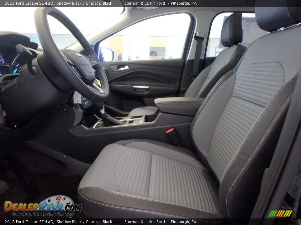 2018 Ford Escape SE 4WD Shadow Black / Charcoal Black Photo #6