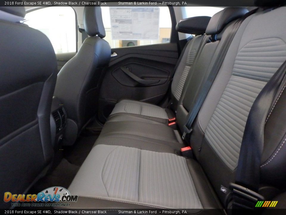 2018 Ford Escape SE 4WD Shadow Black / Charcoal Black Photo #7