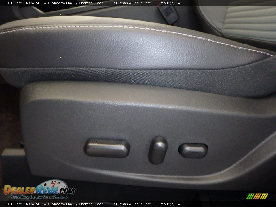 2018 Ford Escape SE 4WD Shadow Black / Charcoal Black Photo #11