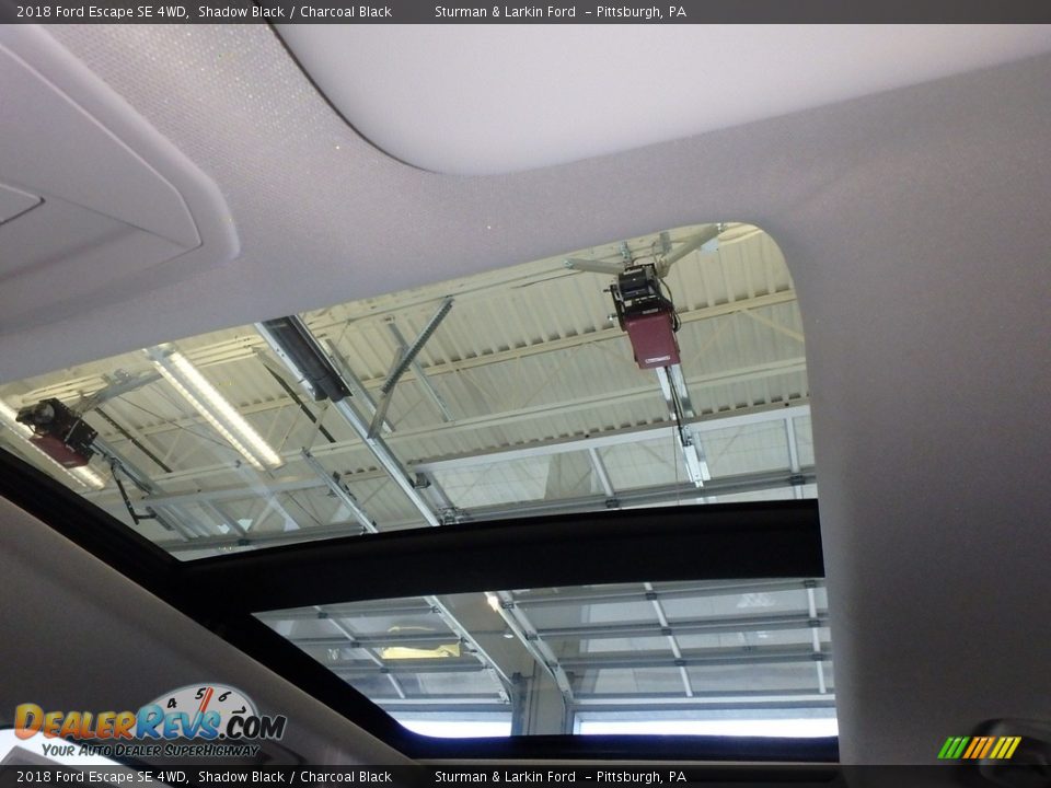 2018 Ford Escape SE 4WD Shadow Black / Charcoal Black Photo #12