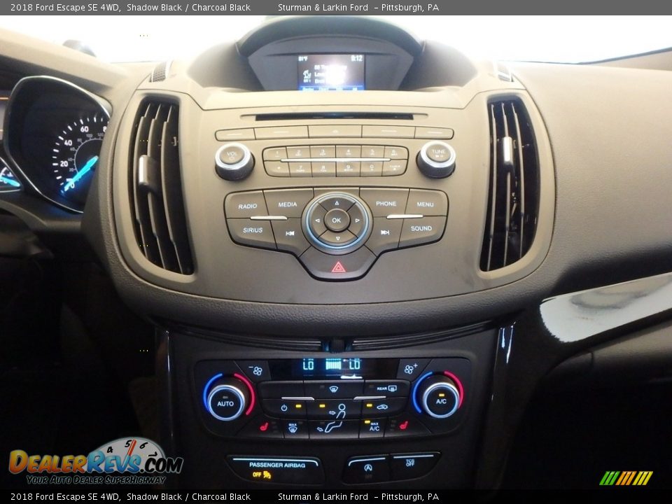 2018 Ford Escape SE 4WD Shadow Black / Charcoal Black Photo #13