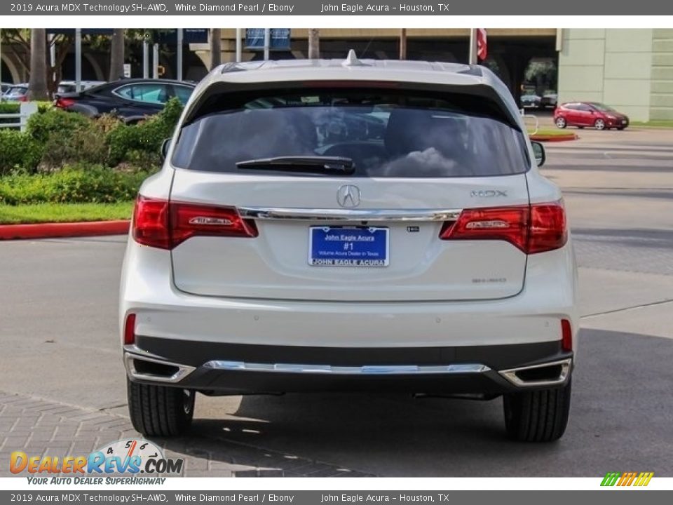 2019 Acura MDX Technology SH-AWD White Diamond Pearl / Ebony Photo #6