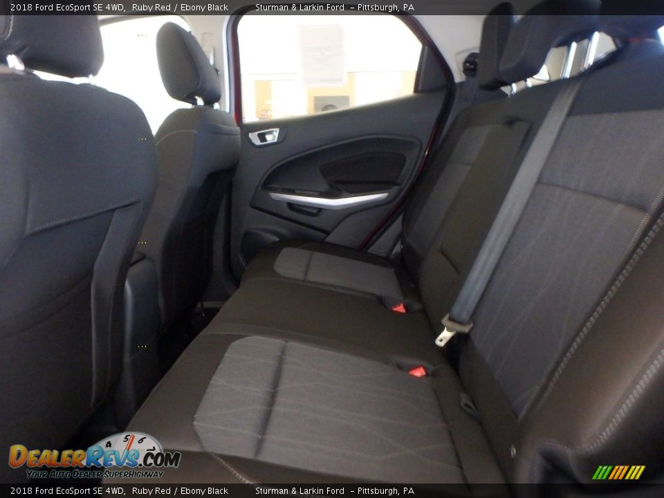 2018 Ford EcoSport SE 4WD Ruby Red / Ebony Black Photo #7