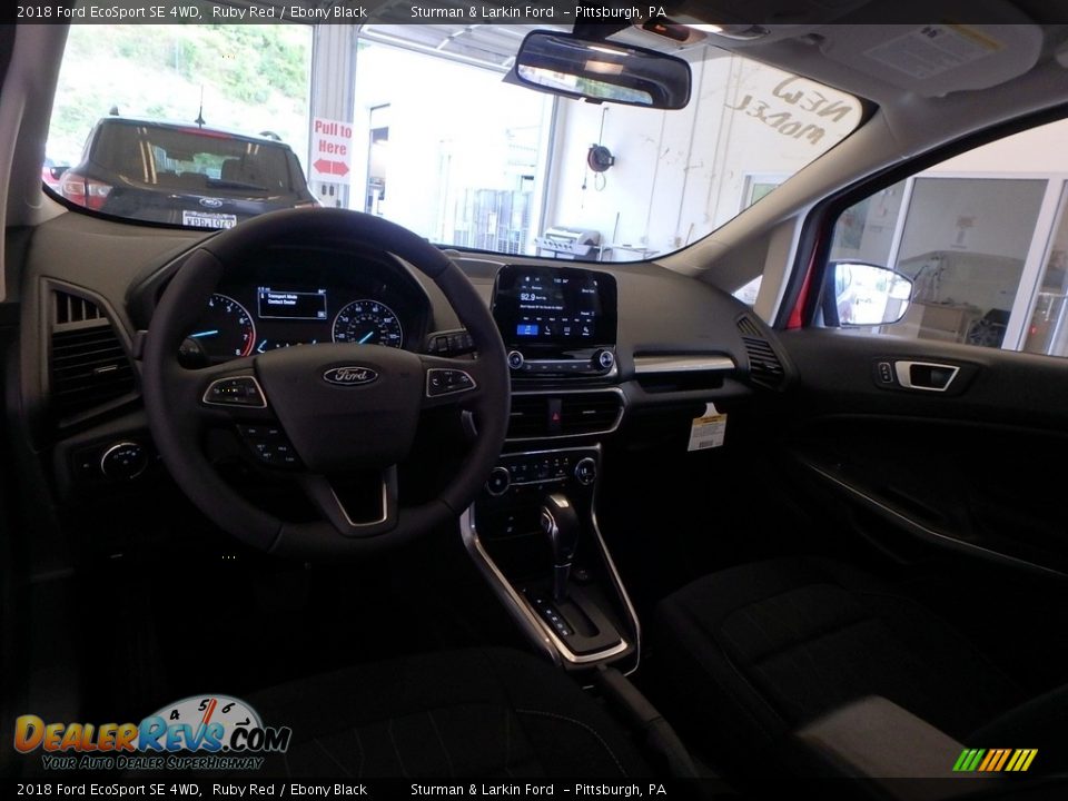 2018 Ford EcoSport SE 4WD Ruby Red / Ebony Black Photo #8