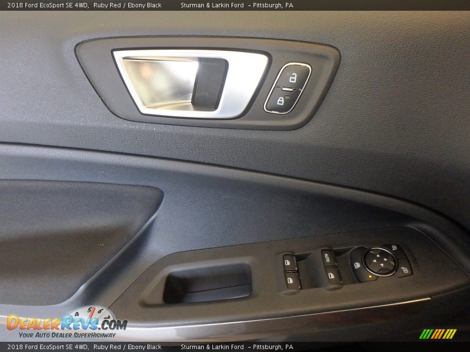 2018 Ford EcoSport SE 4WD Ruby Red / Ebony Black Photo #9