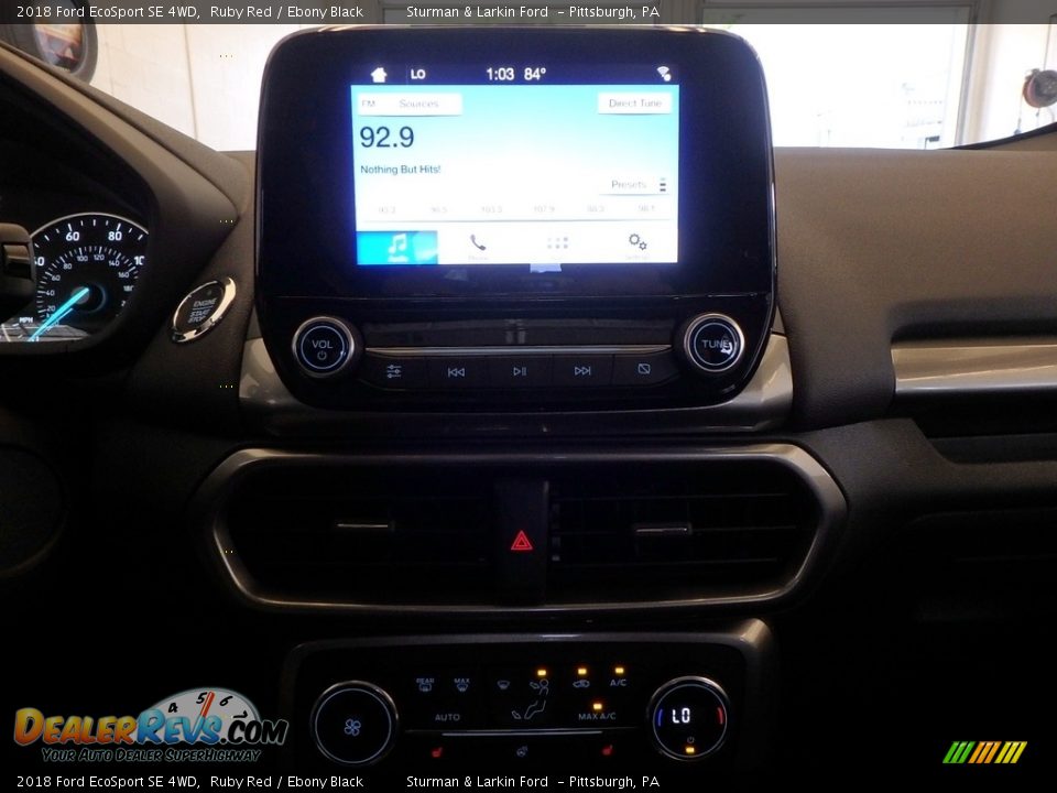 2018 Ford EcoSport SE 4WD Ruby Red / Ebony Black Photo #12