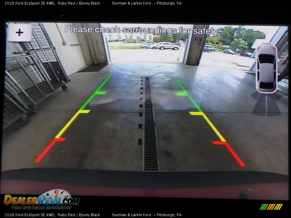 2018 Ford EcoSport SE 4WD Ruby Red / Ebony Black Photo #13