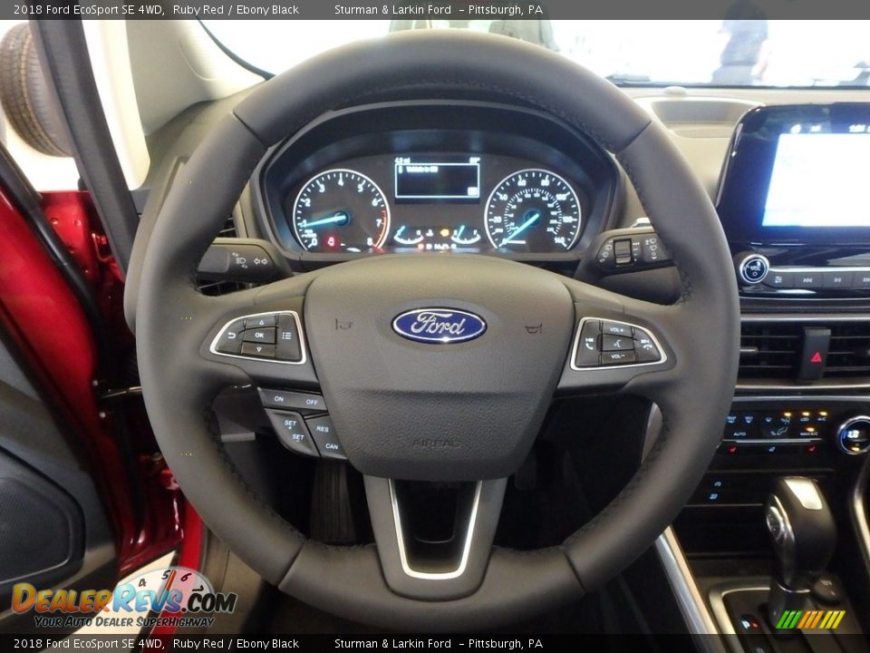 2018 Ford EcoSport SE 4WD Ruby Red / Ebony Black Photo #14