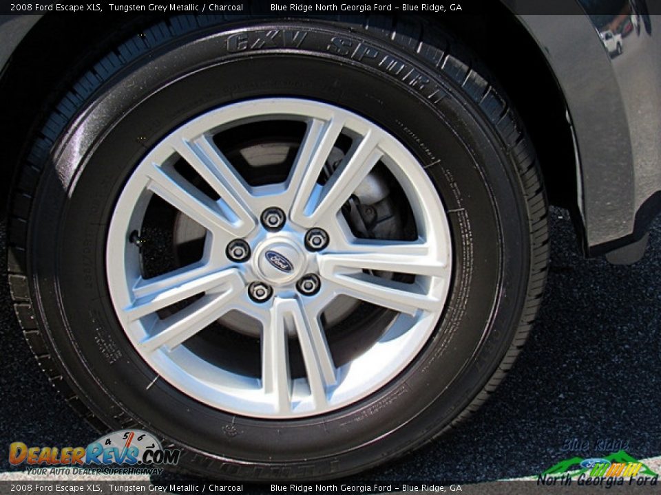 2008 Ford Escape XLS Tungsten Grey Metallic / Charcoal Photo #9