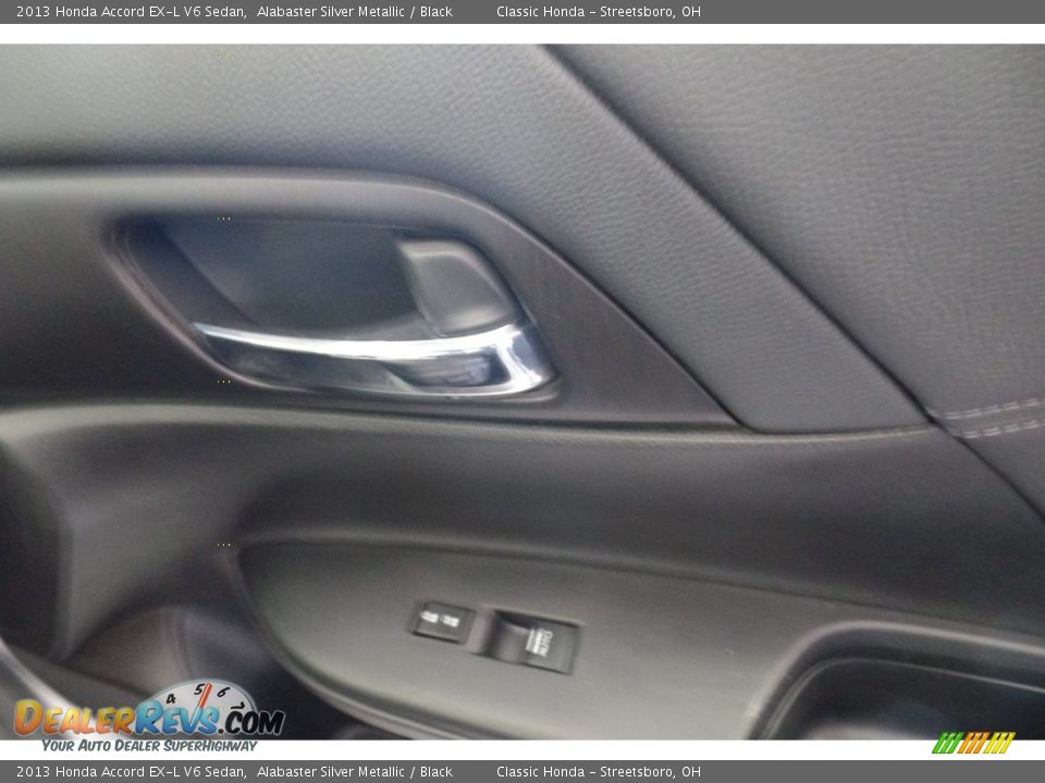 2013 Honda Accord EX-L V6 Sedan Alabaster Silver Metallic / Black Photo #20
