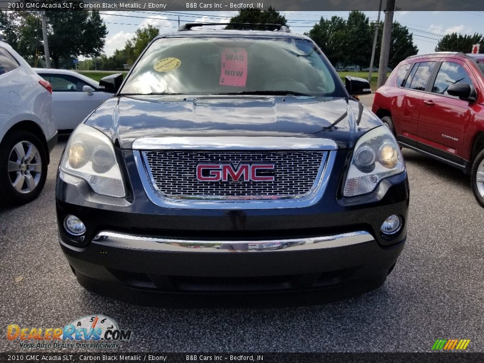 2010 GMC Acadia SLT Carbon Black Metallic / Ebony Photo #2