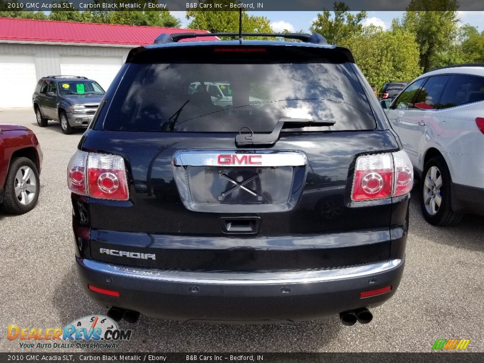 2010 GMC Acadia SLT Carbon Black Metallic / Ebony Photo #5