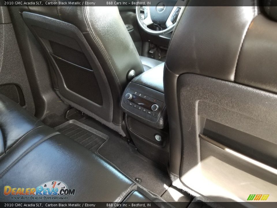 2010 GMC Acadia SLT Carbon Black Metallic / Ebony Photo #11