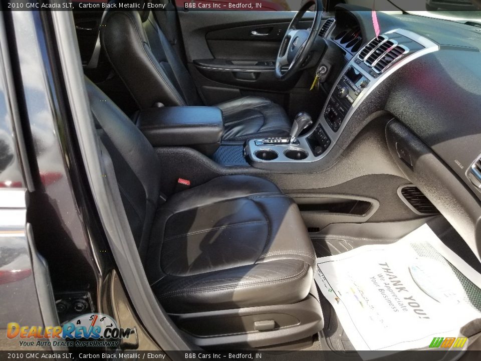 2010 GMC Acadia SLT Carbon Black Metallic / Ebony Photo #15