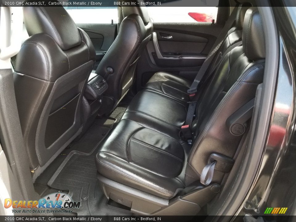 2010 GMC Acadia SLT Carbon Black Metallic / Ebony Photo #18