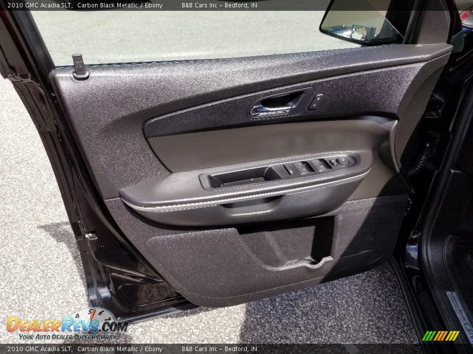 2010 GMC Acadia SLT Carbon Black Metallic / Ebony Photo #20