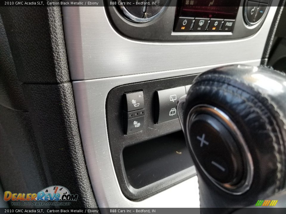2010 GMC Acadia SLT Carbon Black Metallic / Ebony Photo #25