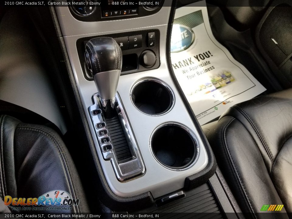 2010 GMC Acadia SLT Carbon Black Metallic / Ebony Photo #27