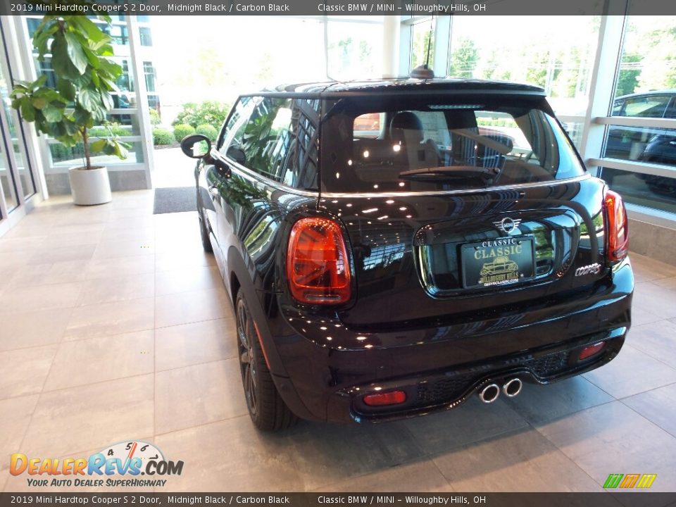 2019 Mini Hardtop Cooper S 2 Door Midnight Black / Carbon Black Photo #2