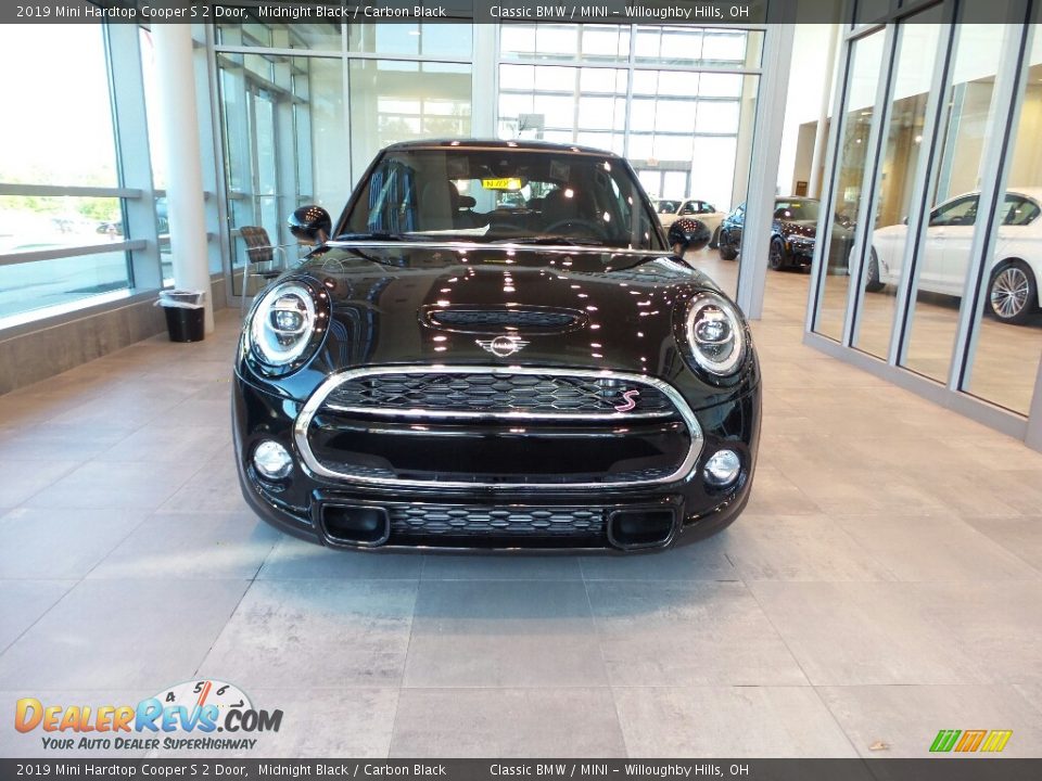2019 Mini Hardtop Cooper S 2 Door Midnight Black / Carbon Black Photo #4