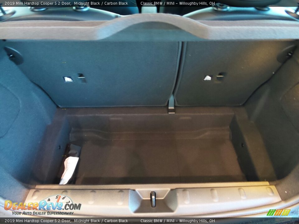 2019 Mini Hardtop Cooper S 2 Door Midnight Black / Carbon Black Photo #8