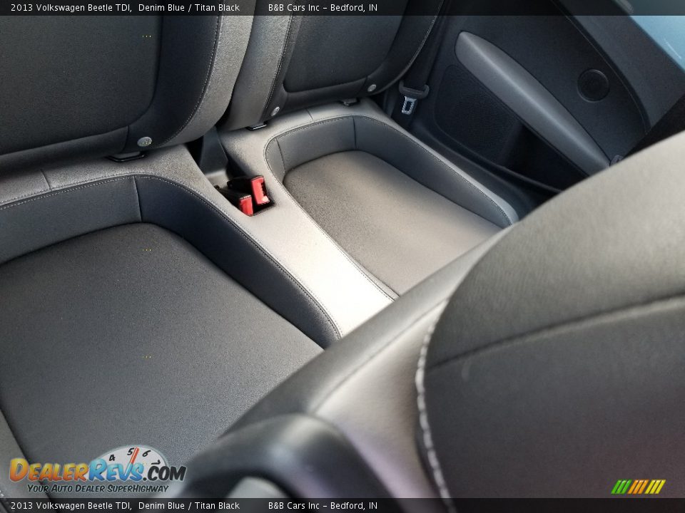 2013 Volkswagen Beetle TDI Denim Blue / Titan Black Photo #10