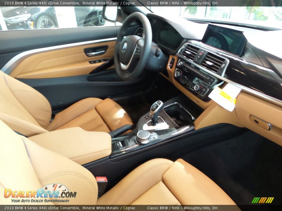 2019 BMW 4 Series 440i xDrive Convertible Mineral White Metallic / Cognac Photo #5