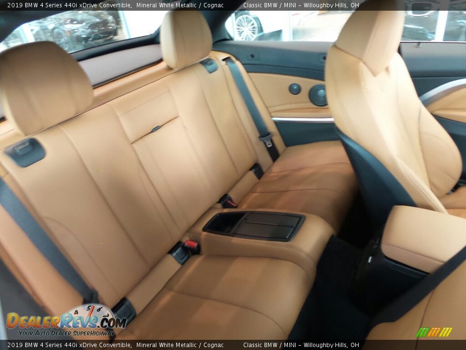 2019 BMW 4 Series 440i xDrive Convertible Mineral White Metallic / Cognac Photo #6