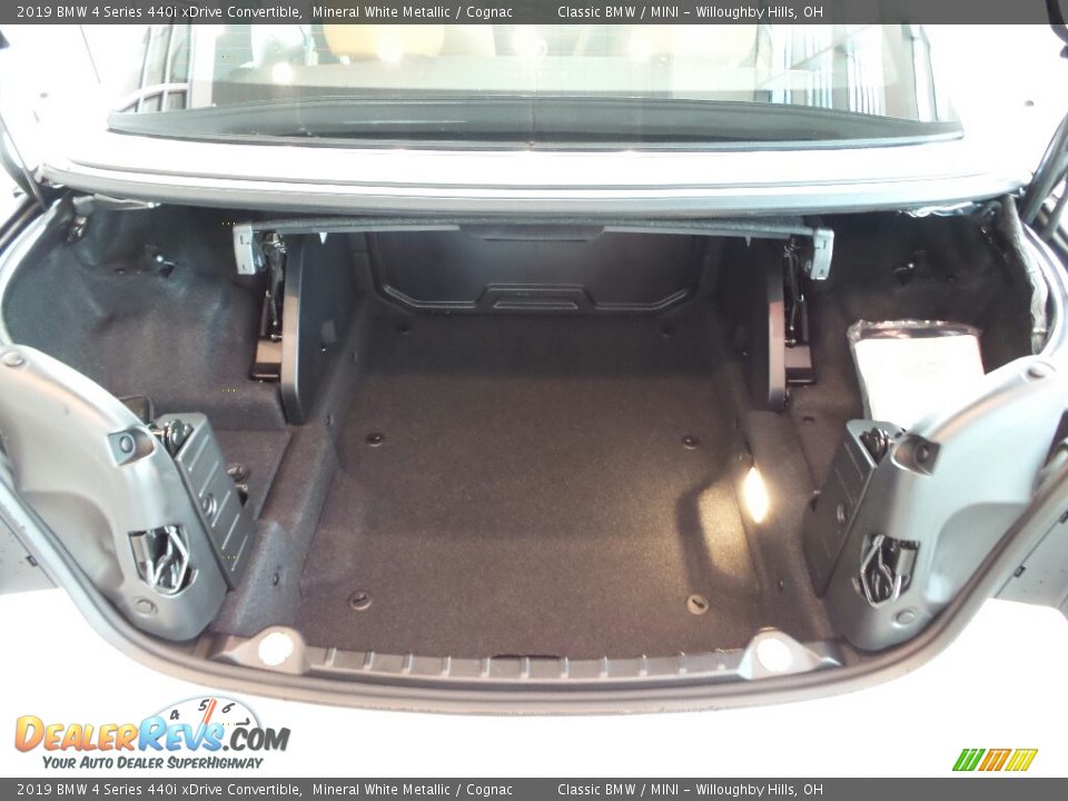 2019 BMW 4 Series 440i xDrive Convertible Mineral White Metallic / Cognac Photo #8