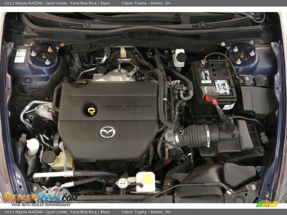 2011 Mazda MAZDA6 i Sport Sedan Kona Blue Mica / Black Photo #21