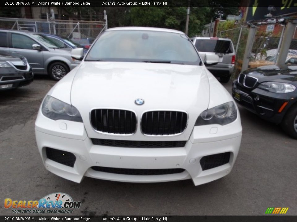 2010 BMW X6 M Alpine White / Bamboo Beige Photo #2